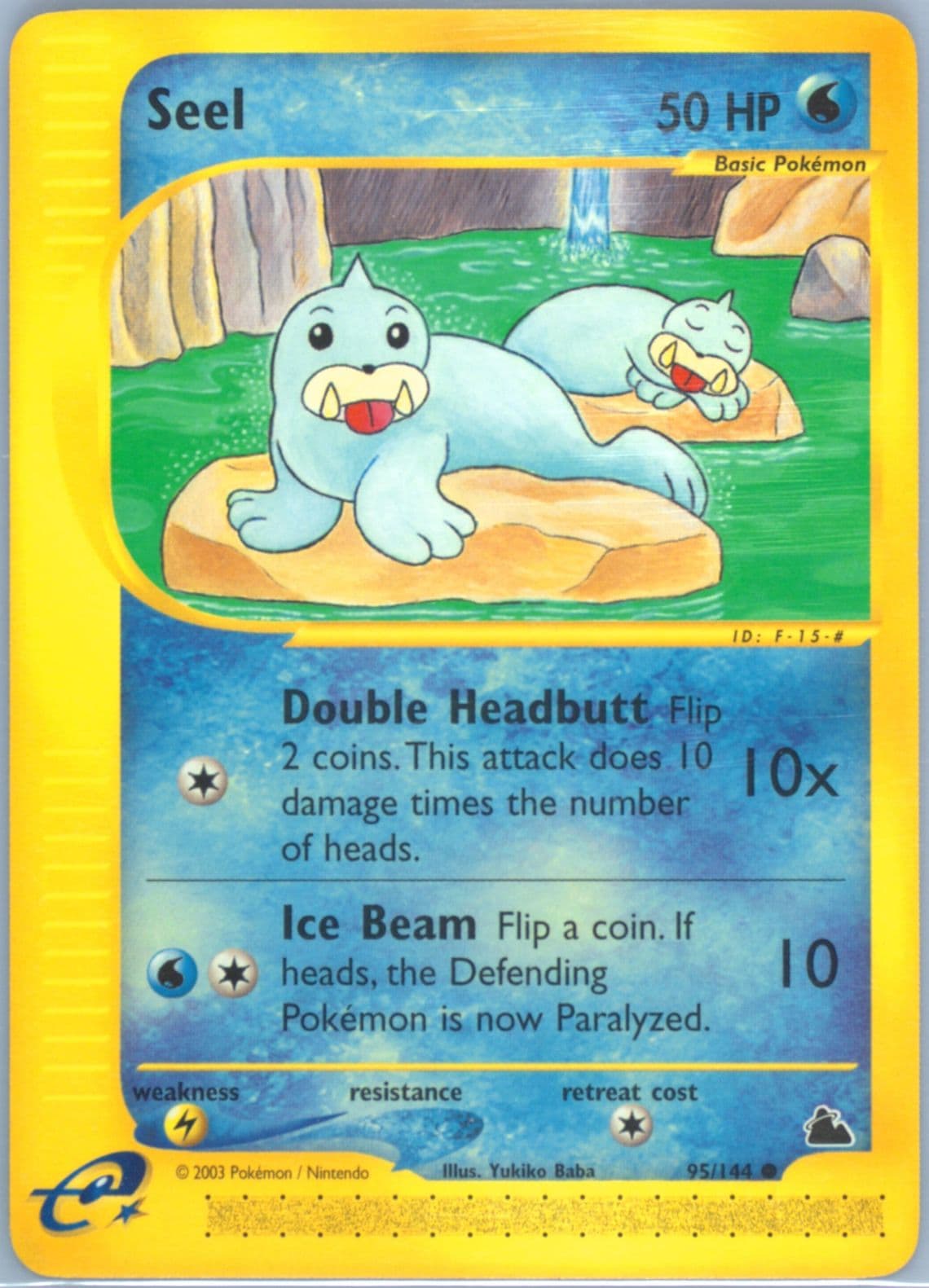 Seel (95) 2003 Pokemon Skyridge