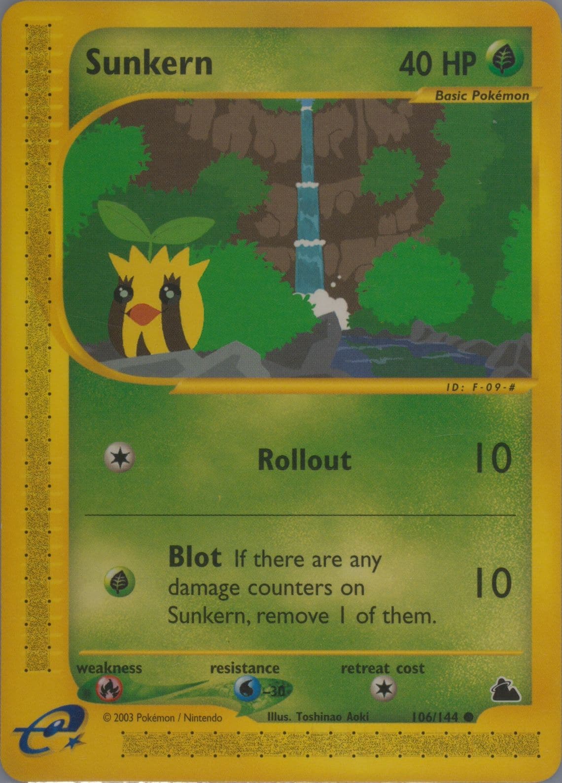 Sunkern (106) 2003 Pokemon Skyridge