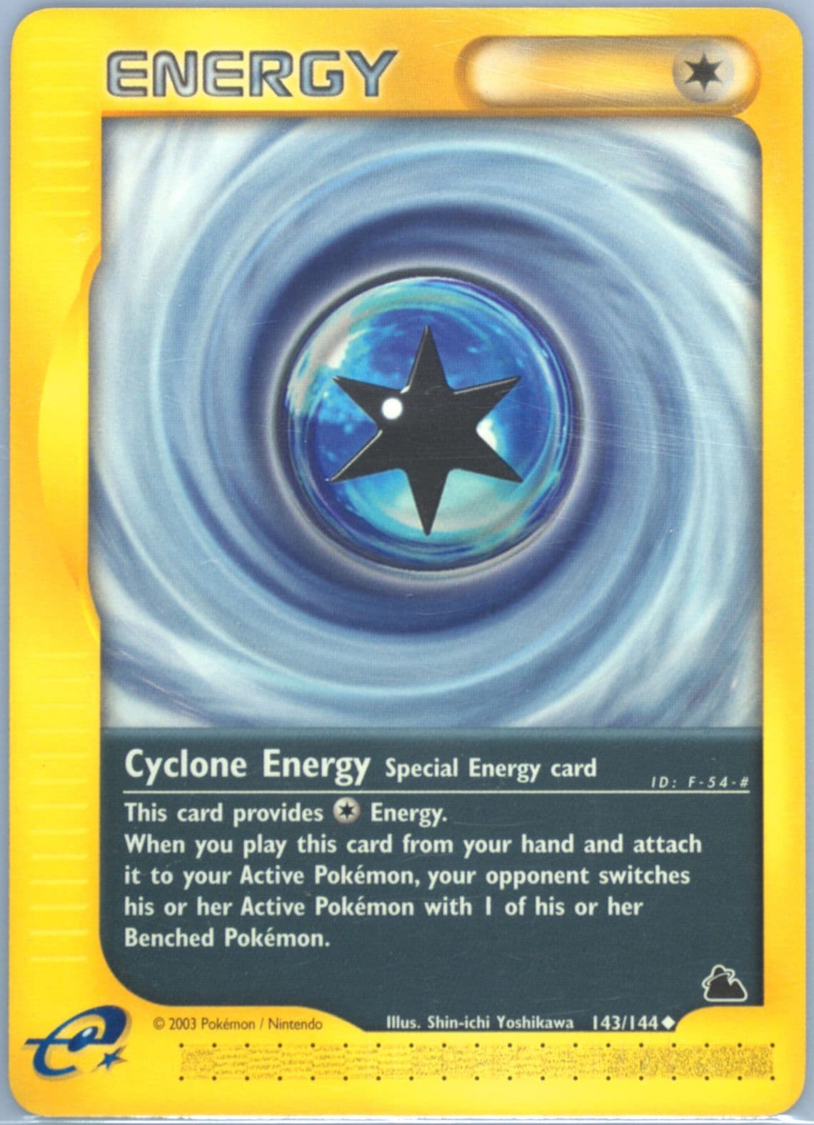 Cyclone Energy (143) 2003 Pokemon Skyridge
