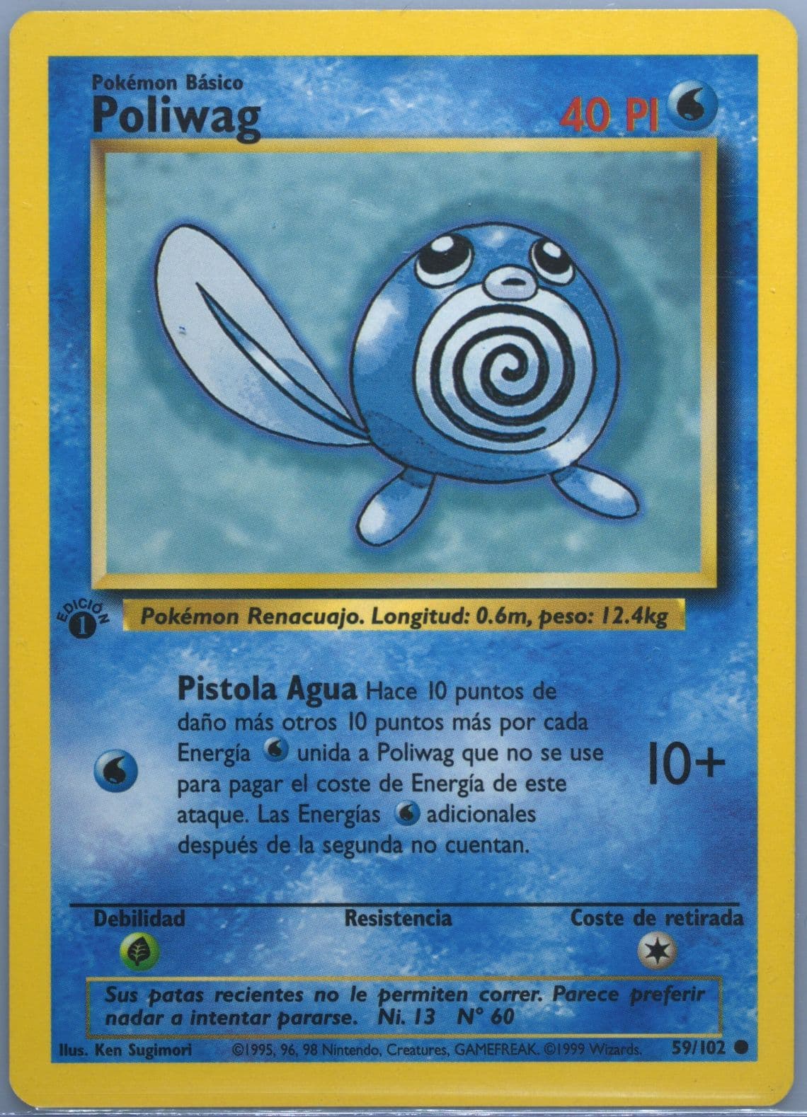 Poliwag 1st Edition (59) 1999 Pokemon Spanish