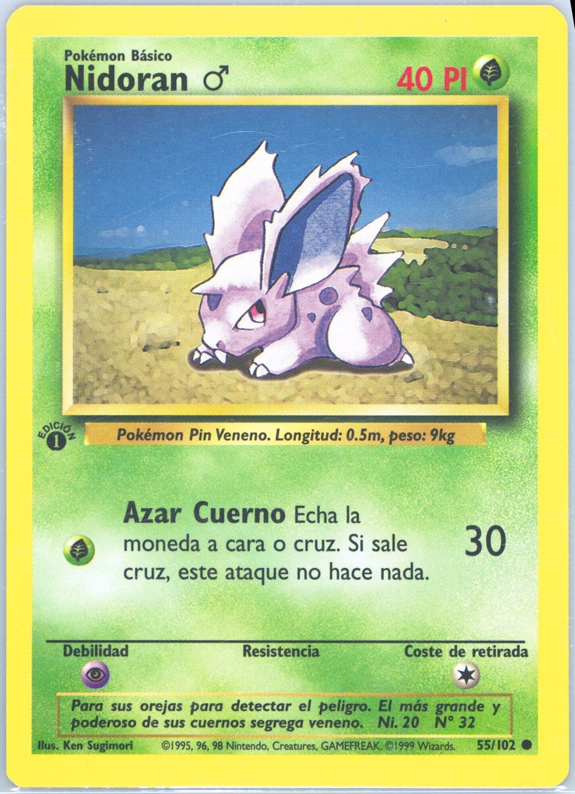 Nidoran 1st Edition (55) 1999 Pokemon Spanish