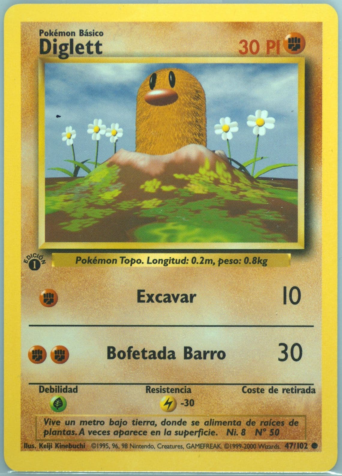 Diglett 1st Edition (47) 1999 Pokemon Spanish