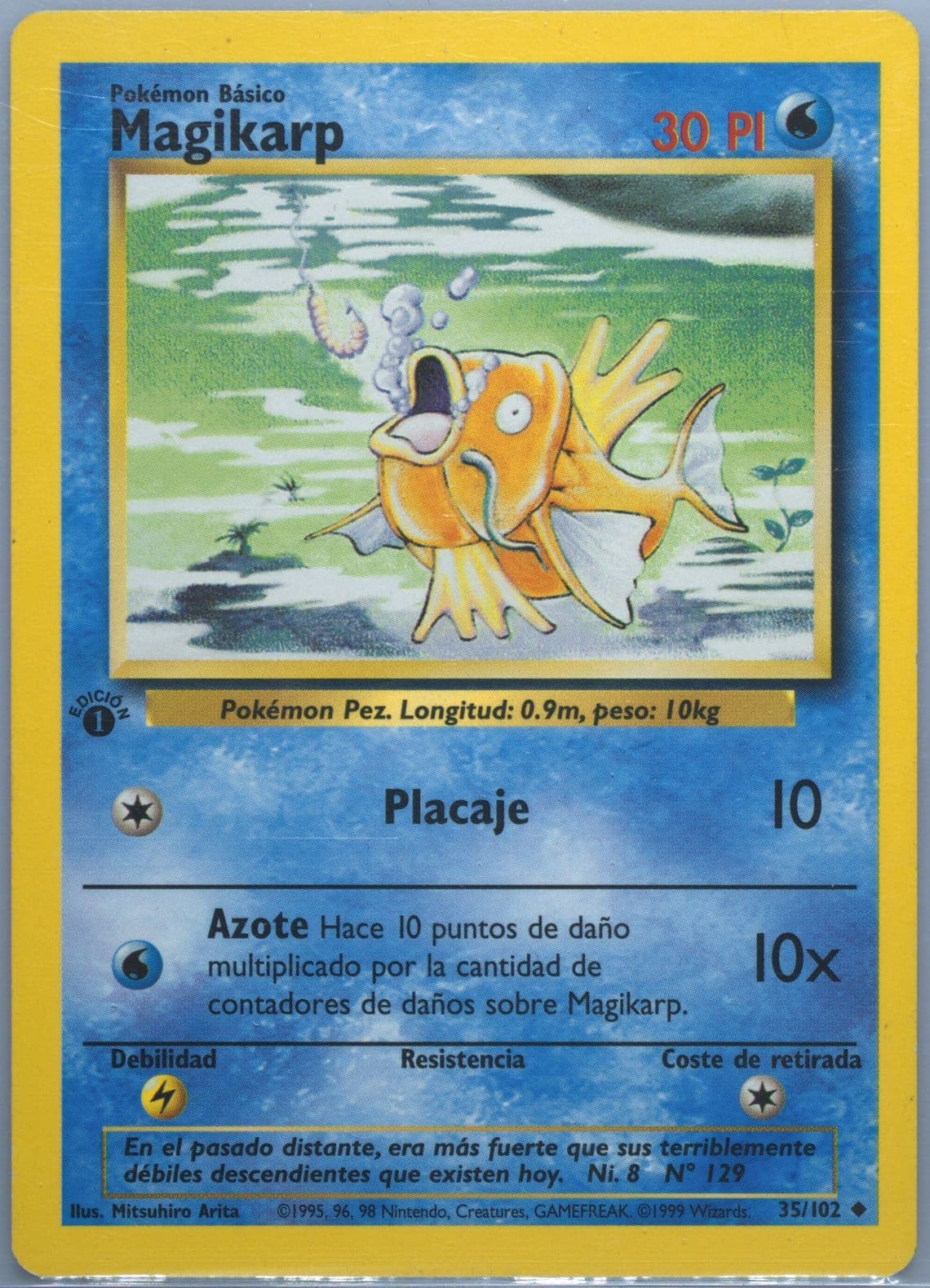 Magikarp 1st Edition (35) 1999 Pokemon Spanish