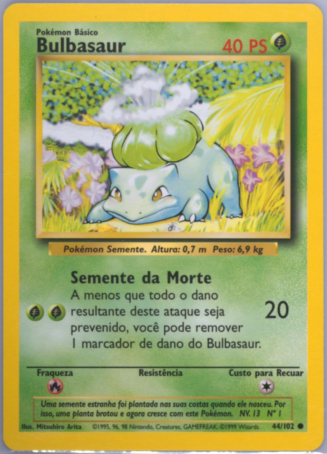 Bulbasaur (44) 1999 Pokemon Portuguese