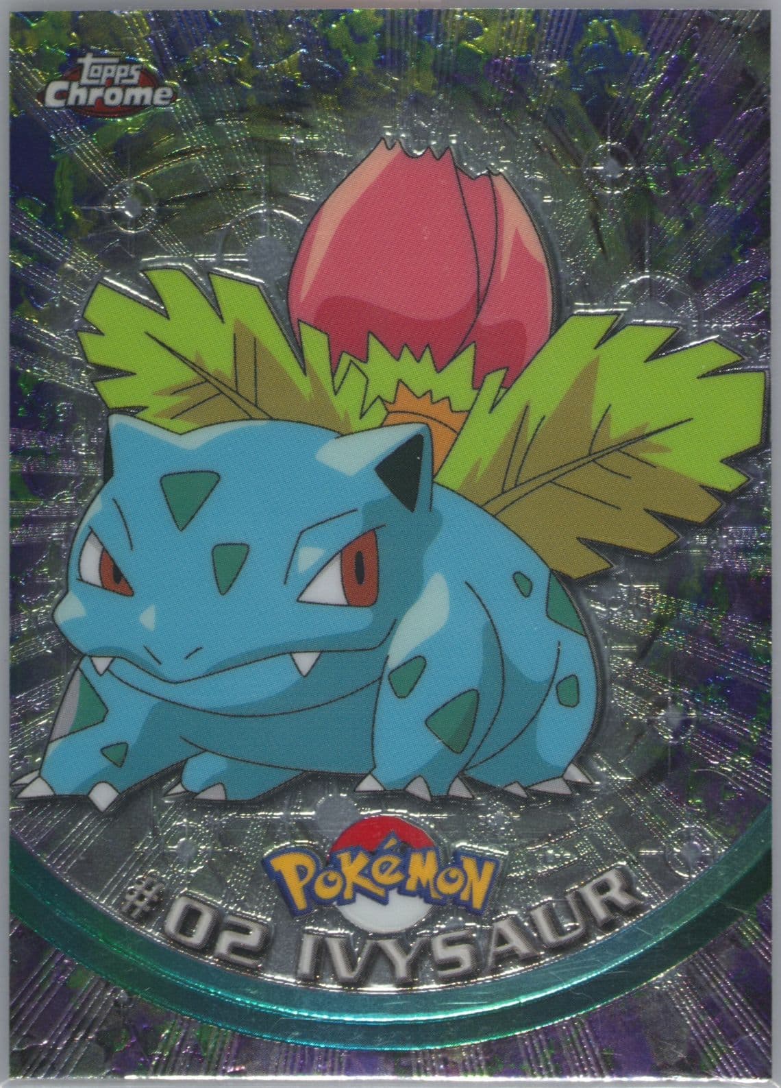 Ivysaur (2) 2000 Topps Chrome Pokemon T.V.