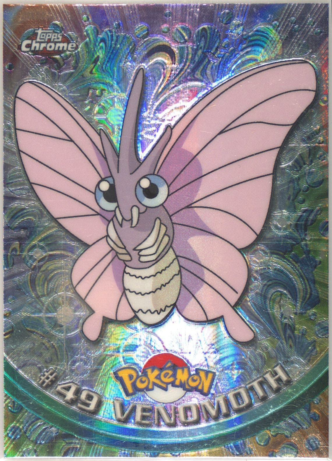 Venomoth Spectra (49) 2000 Topps Chrome Pokemon T.V.