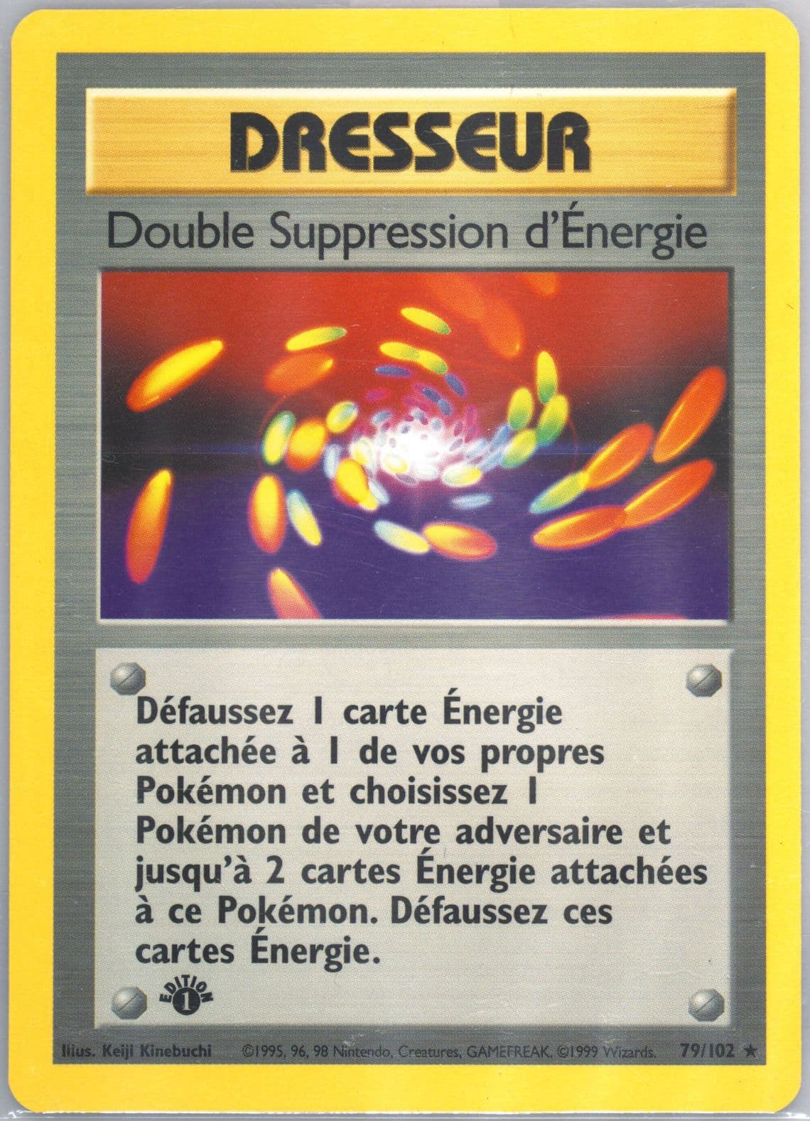 Double Suppression D'Energie 1st Edition (79) 1999 Pokemon French