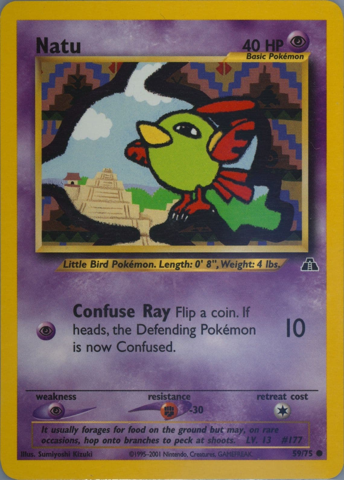 Natu (59) 2001 Pokemon Neo Discovery