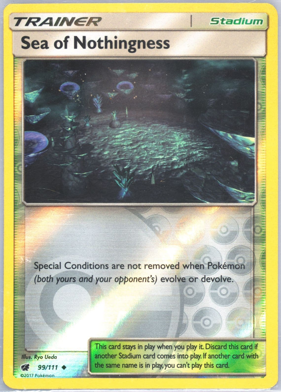 Sea of Nothingness-Reverse Foil (99) 2017 Pokemon Sun & Moon Crimson Invasion