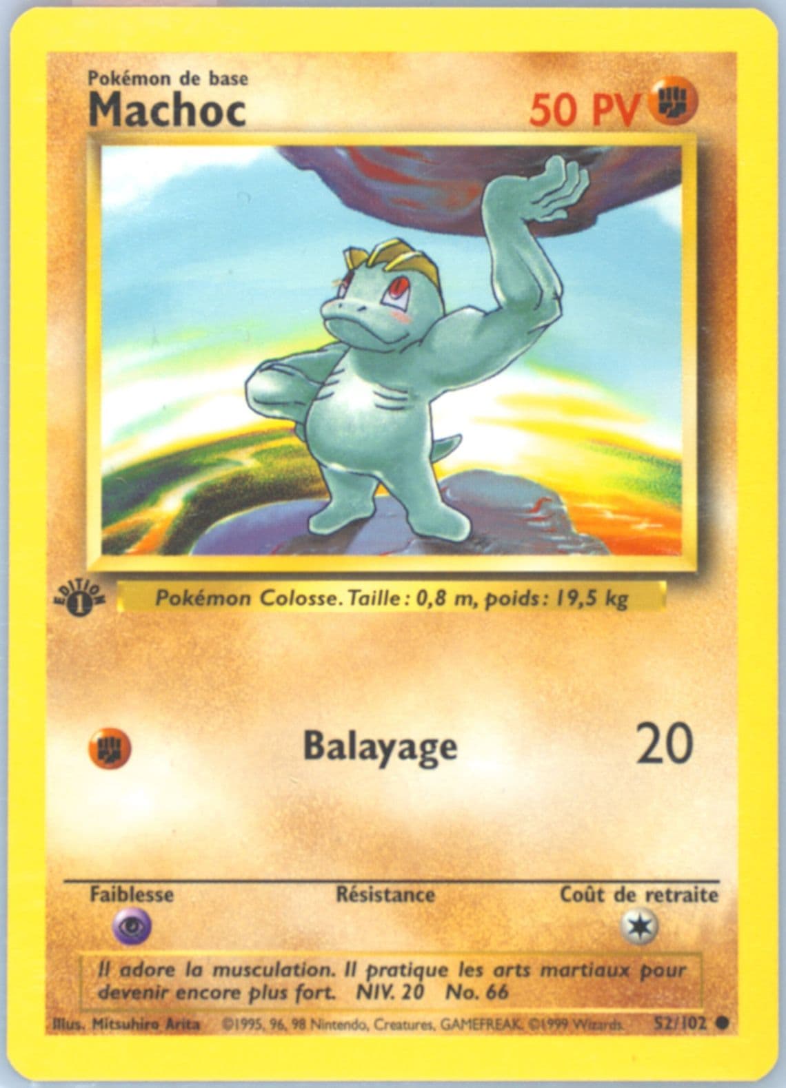 Machoc 1st Edition (52) 1999 Pokemon French