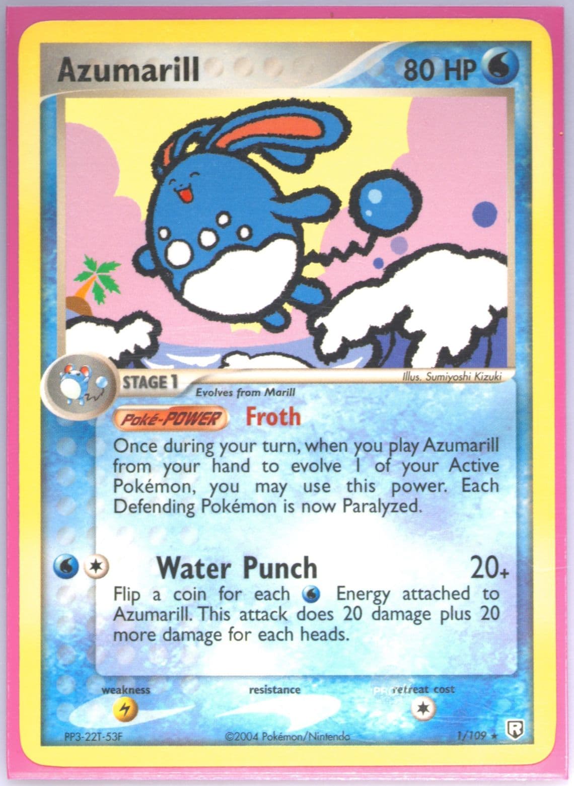 Azumarill James Theme Deck (1) 2004 Pokemon EX Team Rocket Returns