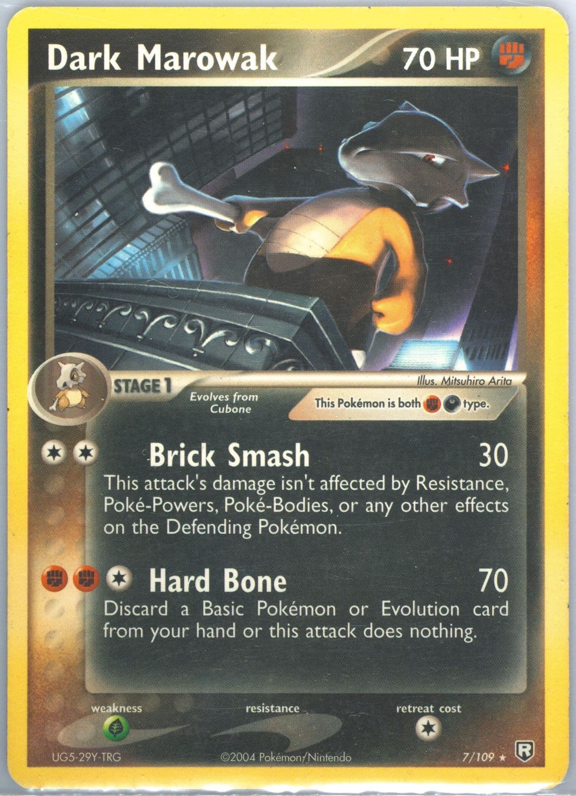 Dark Marowak Jessie Theme Deck (7) 2004 Pokemon EX Team Rocket Returns