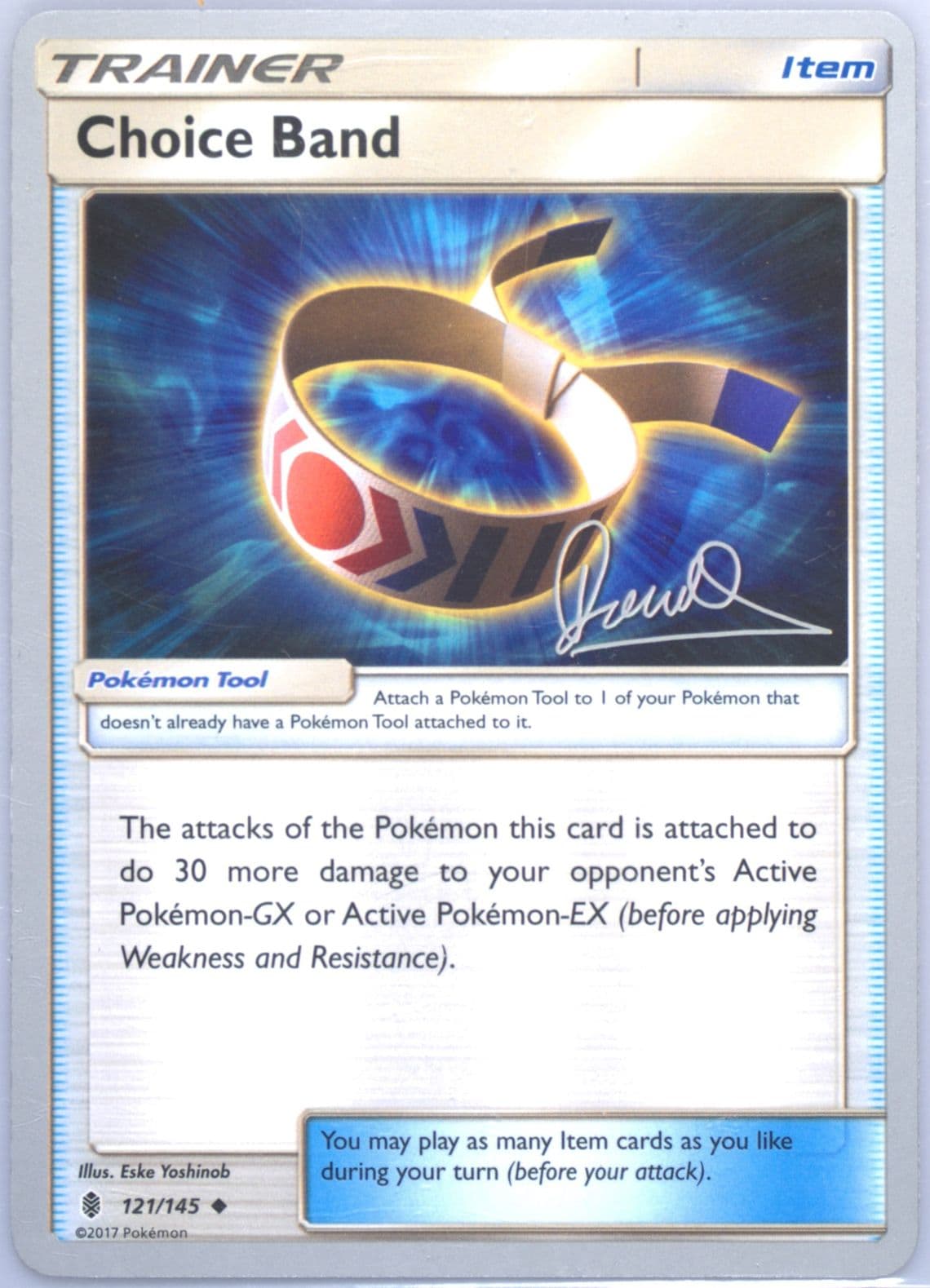 Choice Band Infinite Force (121) 2017 Pokemon World Championships Promo