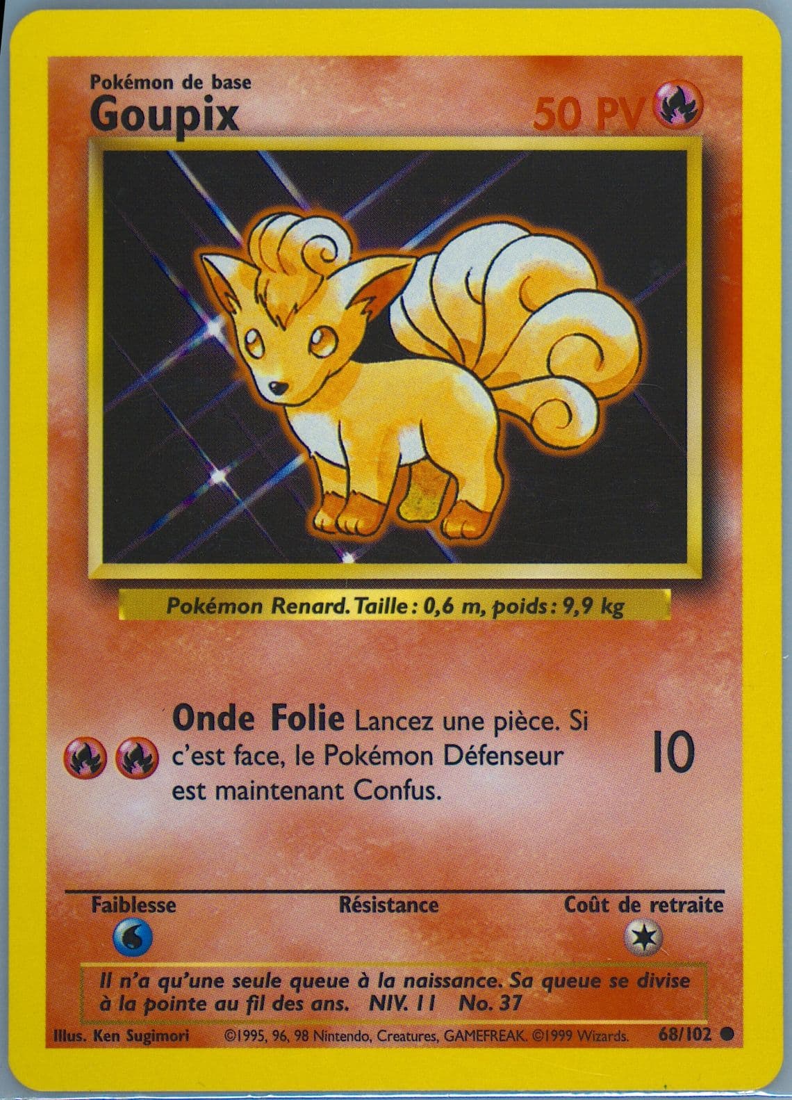 Goupix (68) 1999 Pokemon French