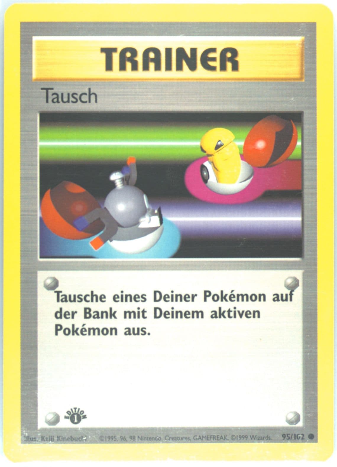 Tausch 1st Edition (95) 1999 Pokemon German