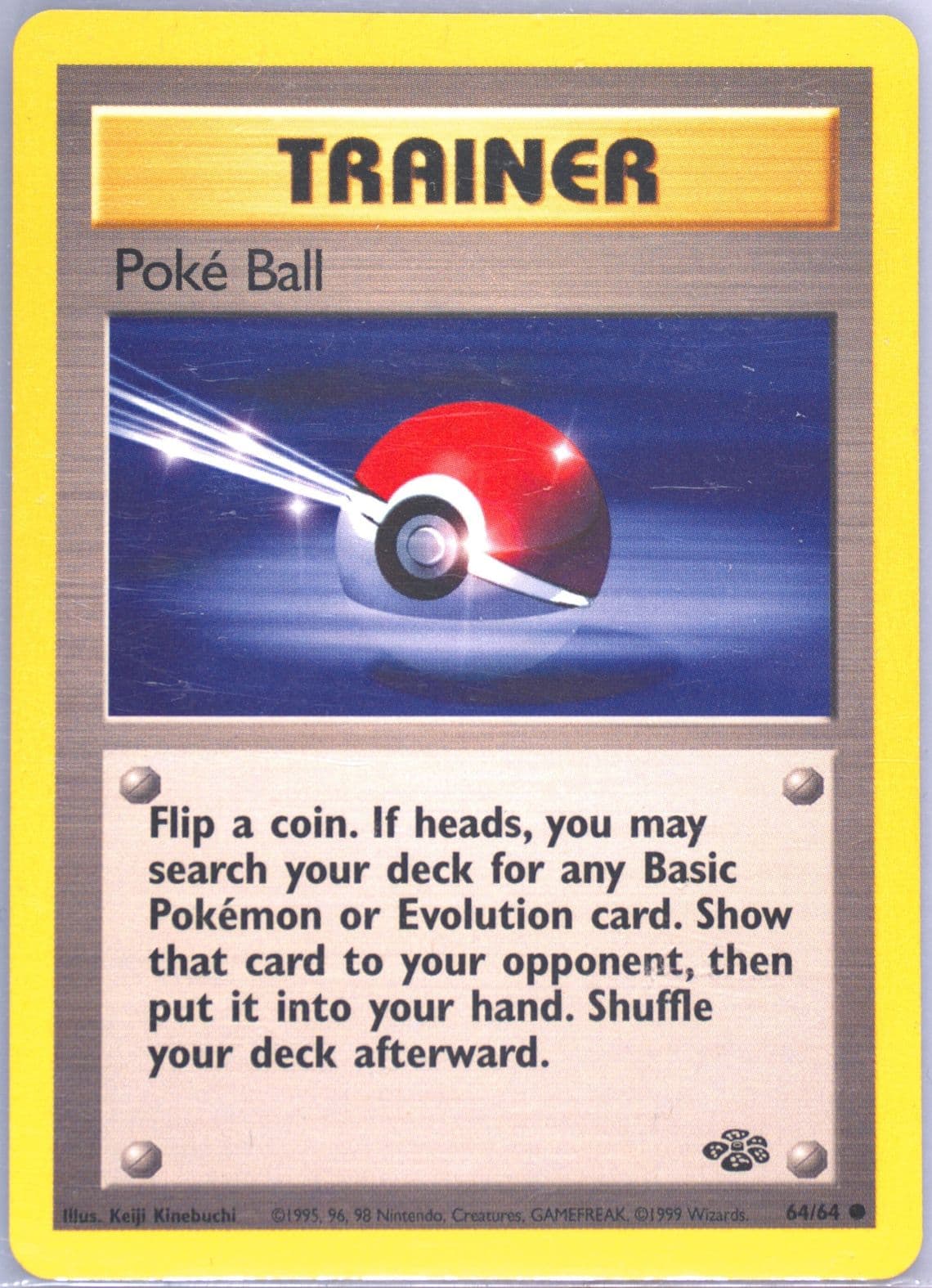 Poke Ball (64) 1999 Pokemon Jungle