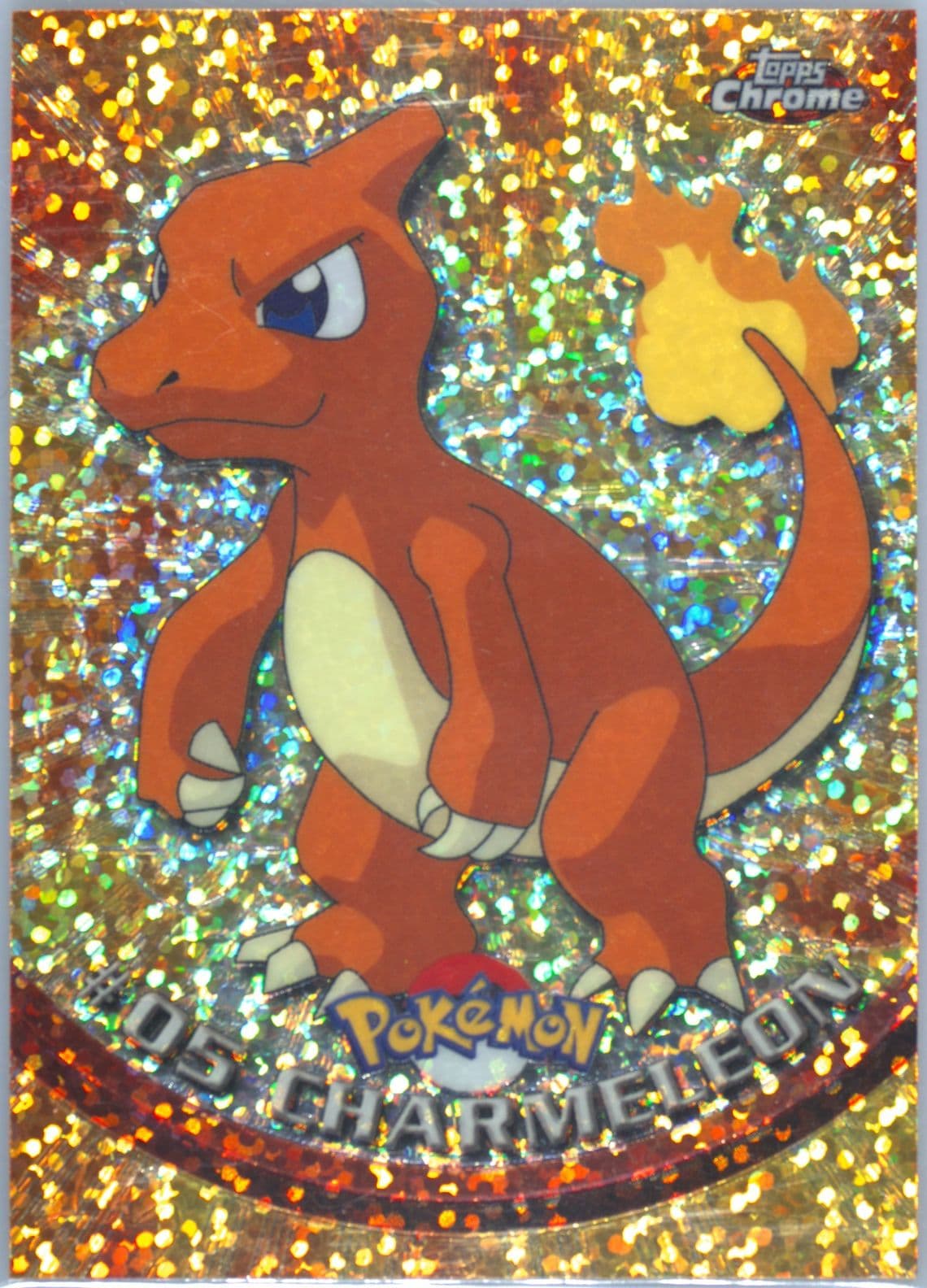 Charmeleon Sparkle (5) 2000 Topps Chrome Pokemon T.V.