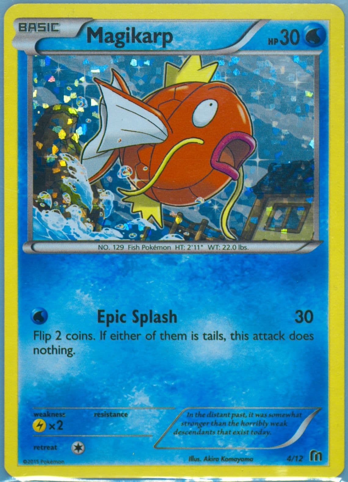 Magikarp (4) 2016 Pokemon McDonald's Collection