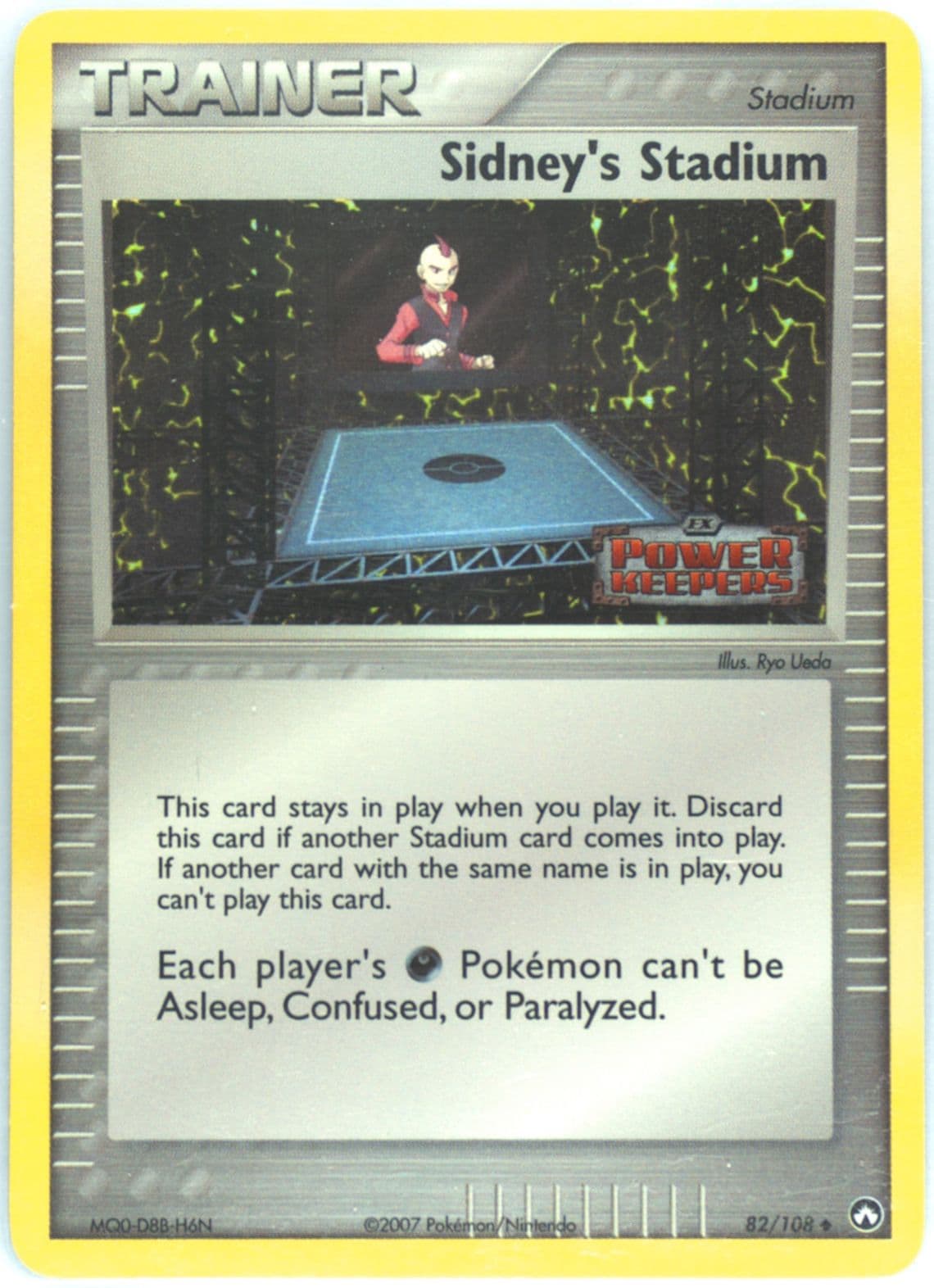 Sidney's Stadium-Reverse Foil (82) 2007 Pokemon EX Power Keepers