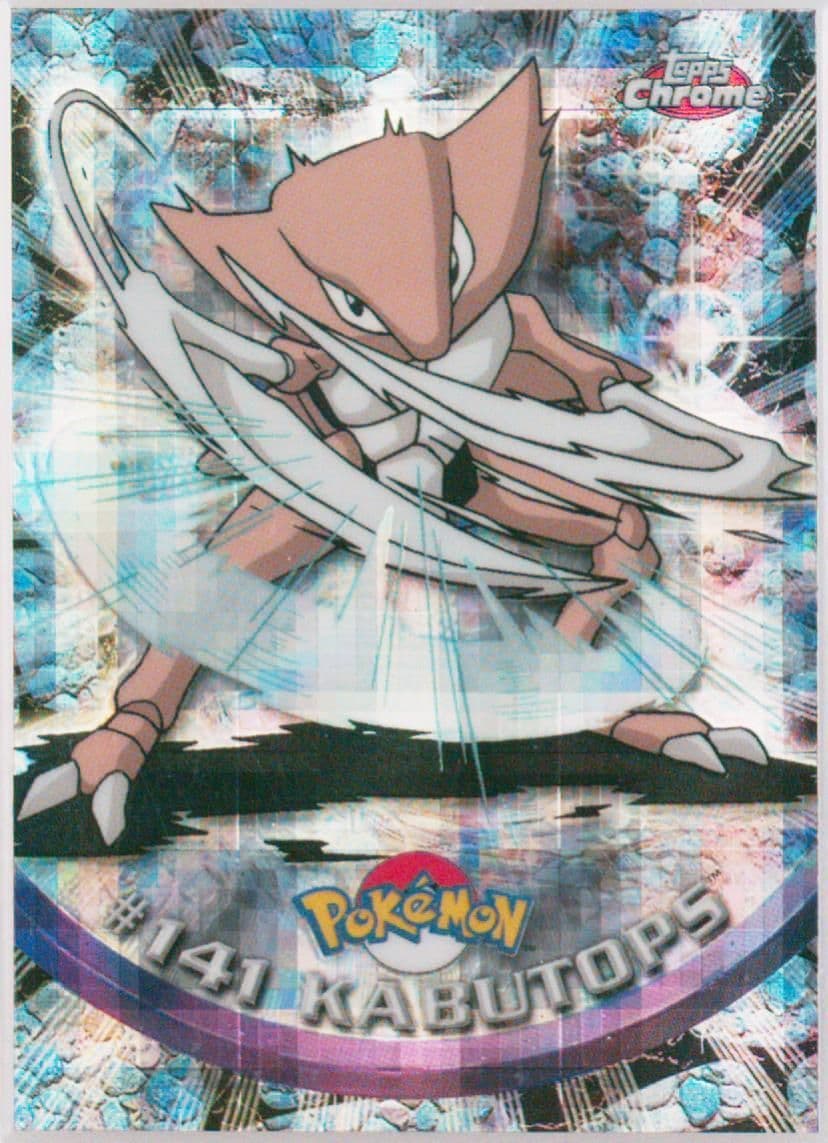 Kabutops Tekno (141) 2000 Topps Chrome Pokemon T.V.
