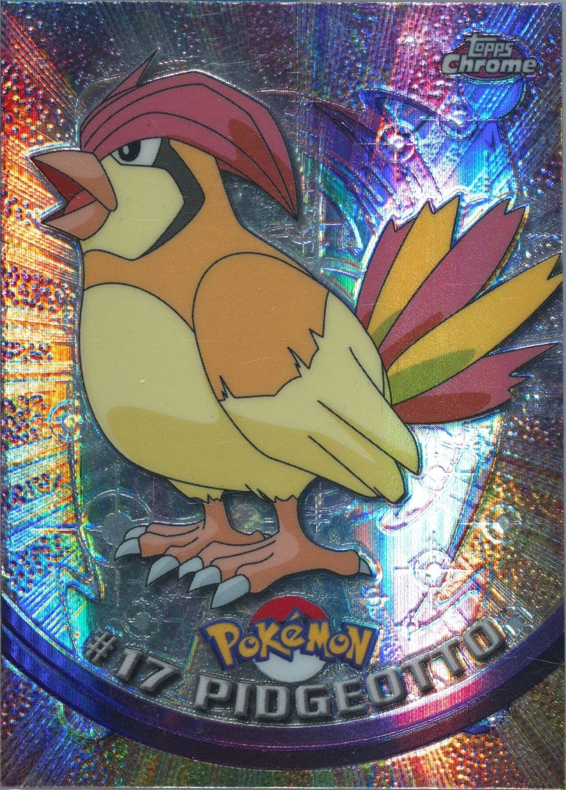 Pidgeotto Spectra (17) 2000 Topps Chrome Pokemon T.V.