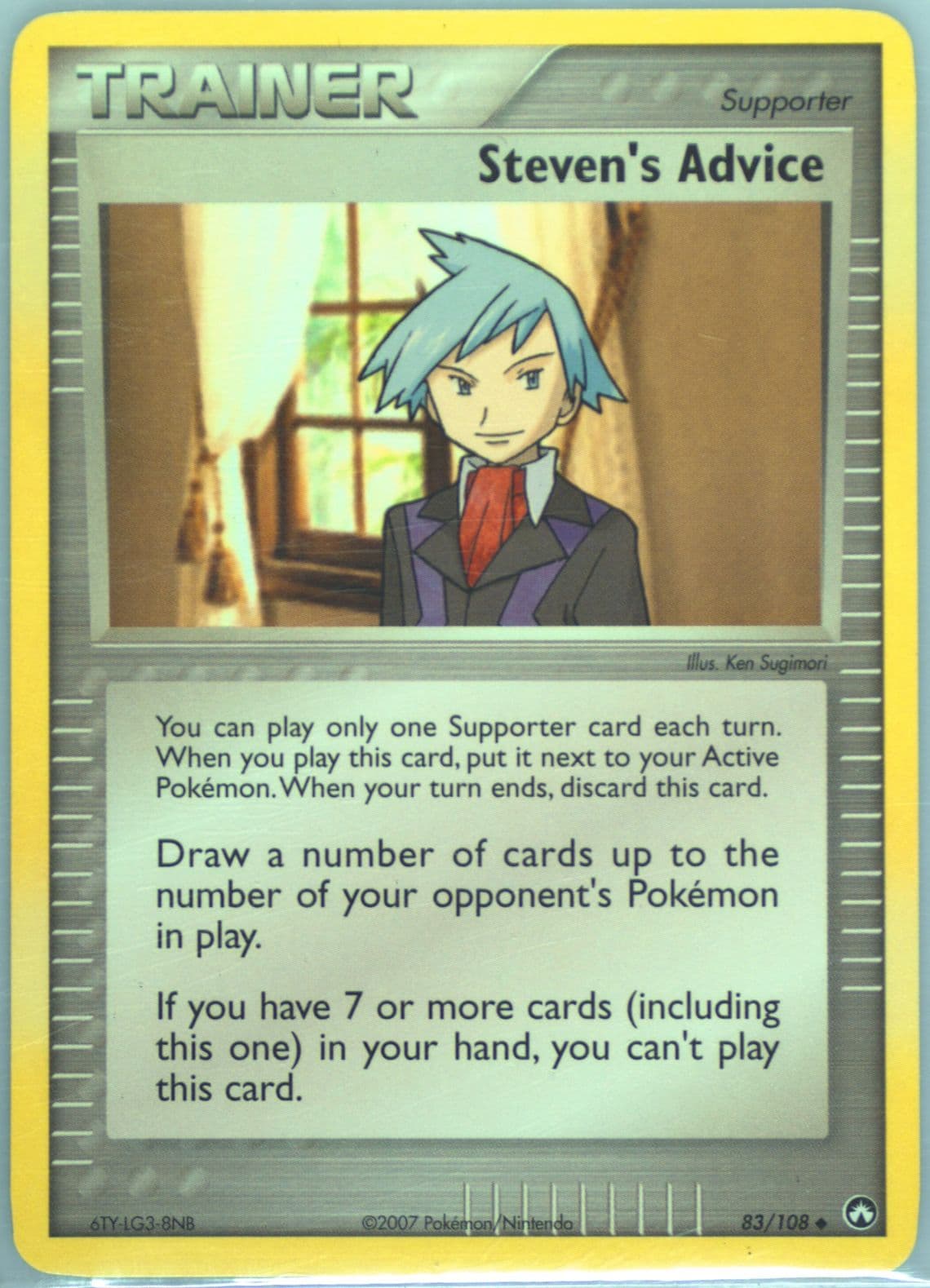 Steven's Advice (83) 2007 Pokemon EX Power Keepers