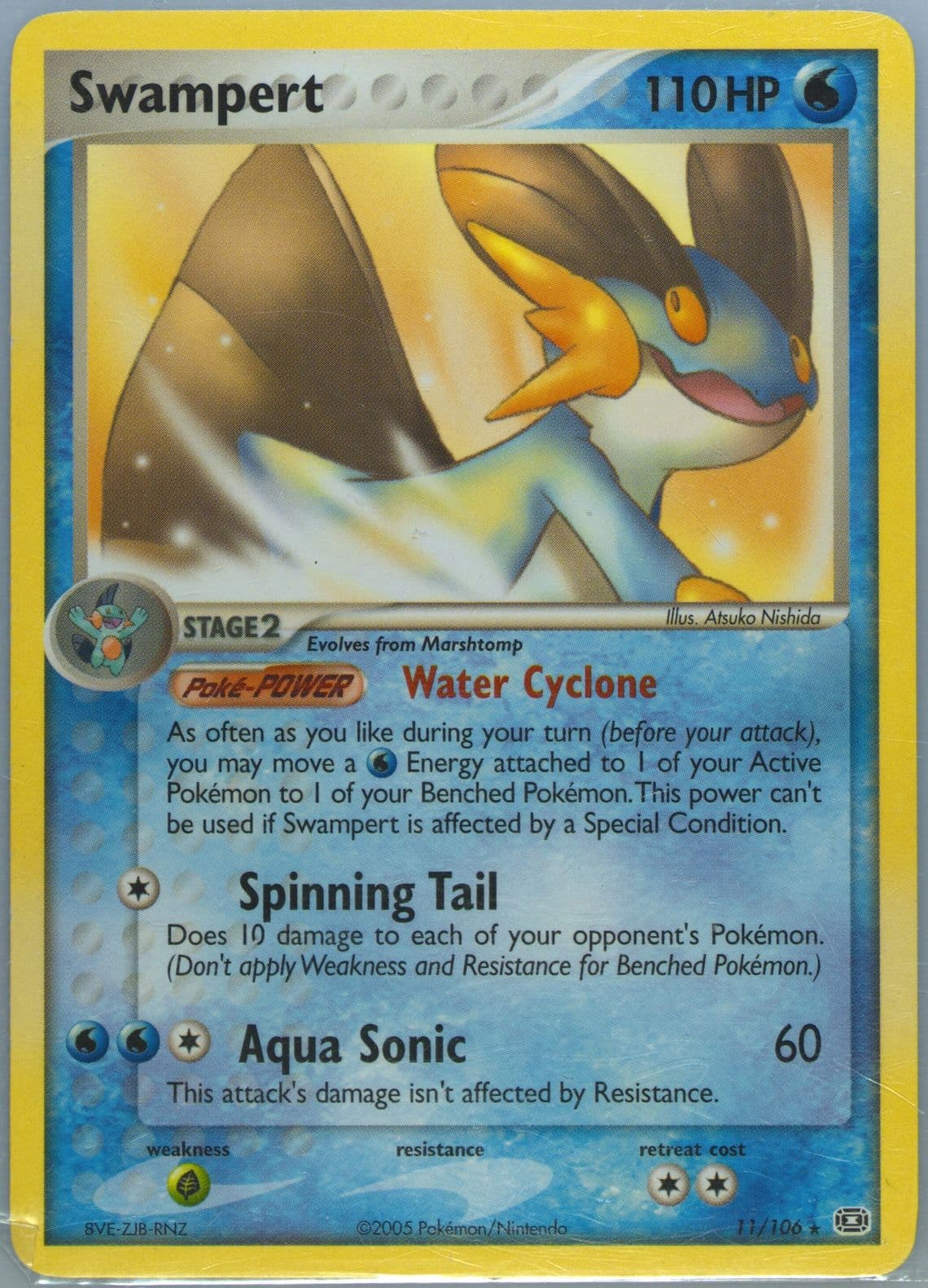 Swampert Theme Deck (11) 2005 Pokemon EX Emerald