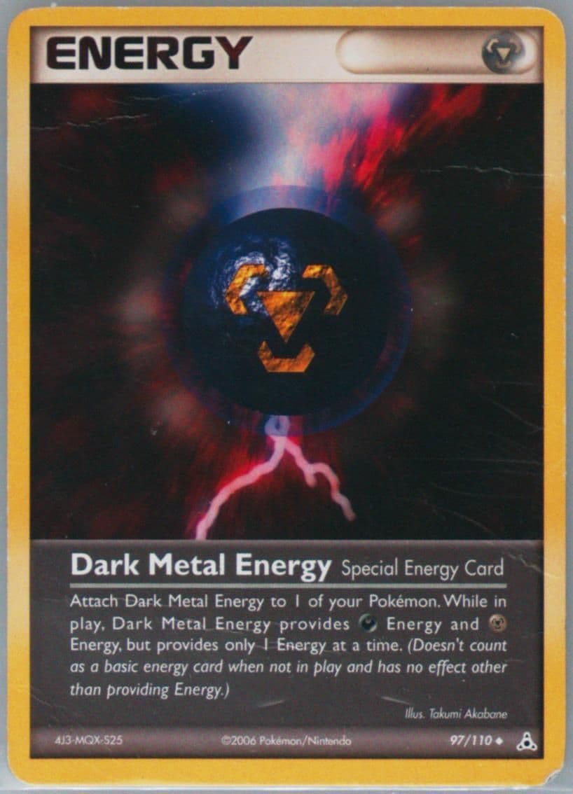 Dark Metal Energy (97) 2006 Pokemon EX Holon Phantoms