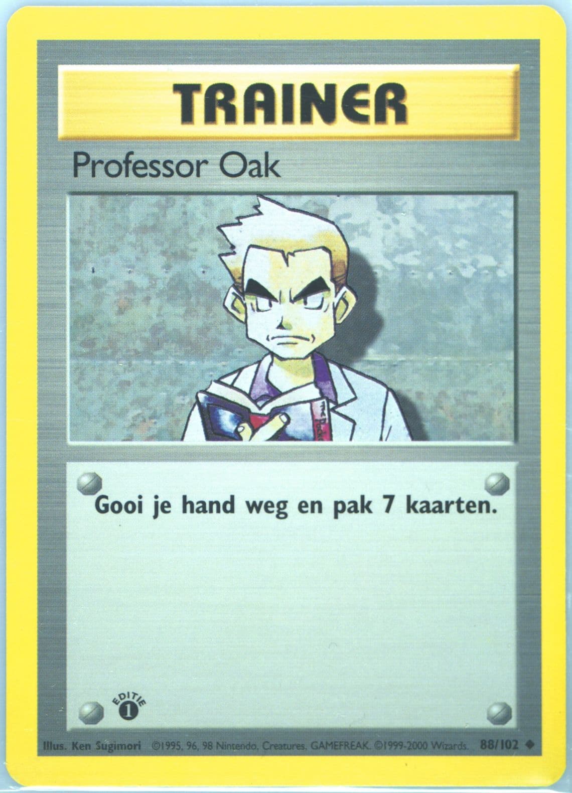 Professor Oak 1st Edition (88) 1999 Pokemon Dutch