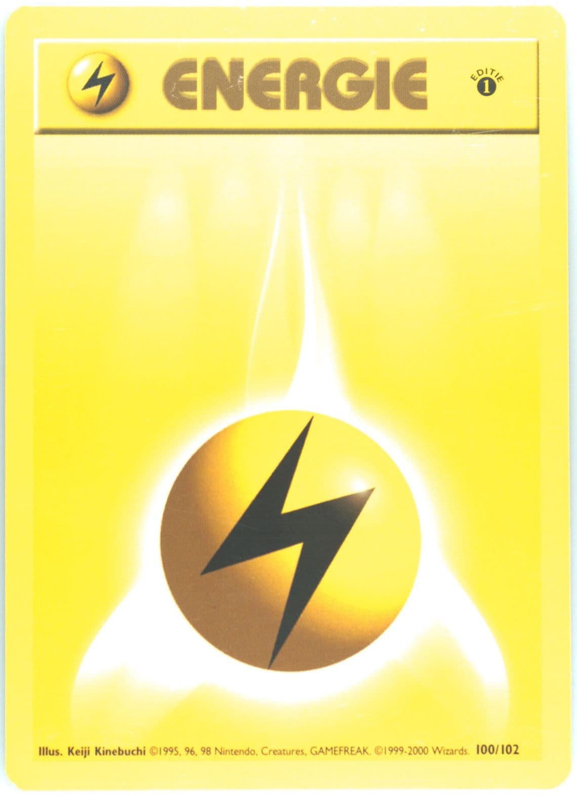 Lightning Energie 1st Edition (100) 1999 Pokemon Dutch