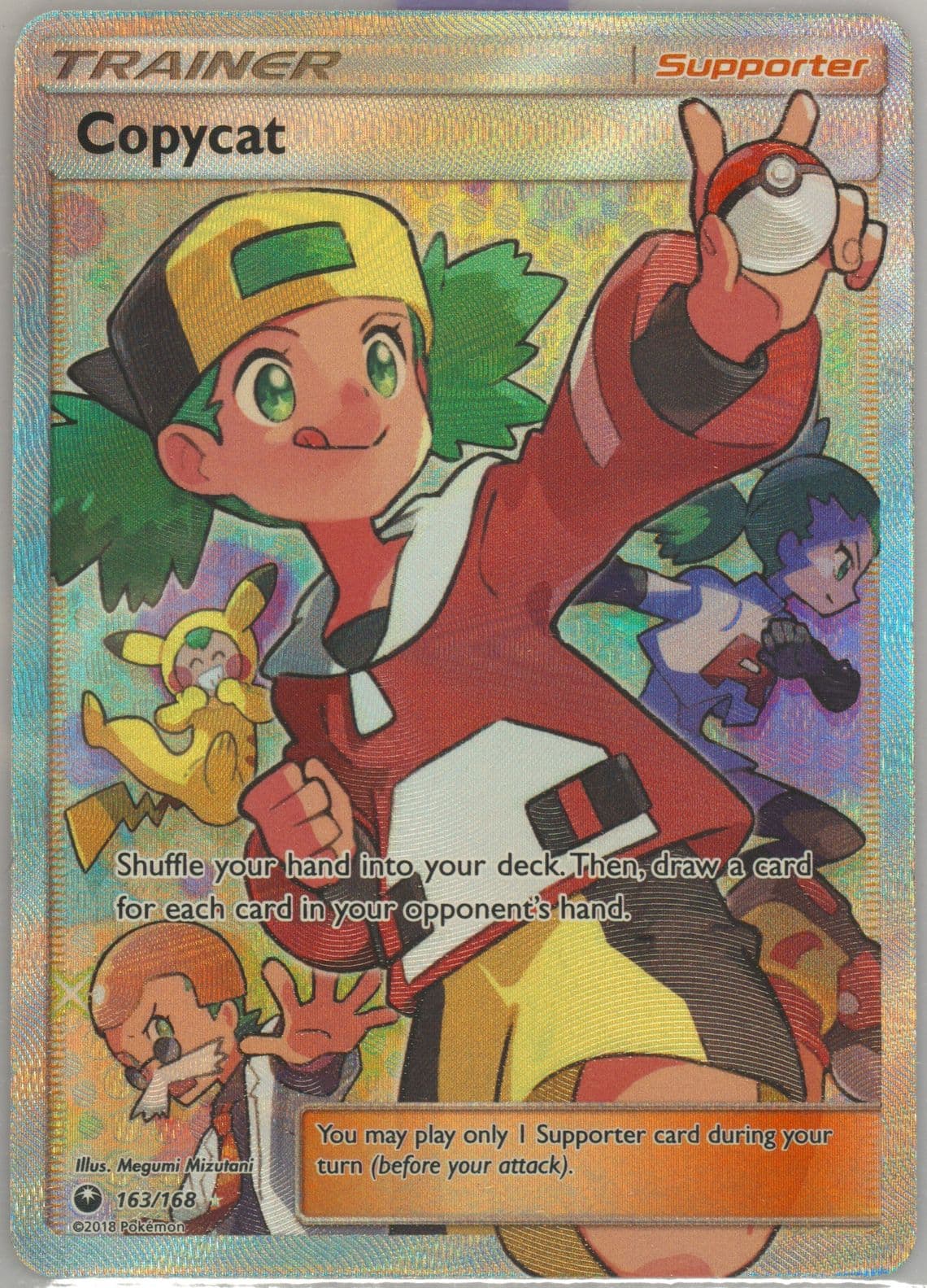 Full Art/Copycat (163) 2018 Pokemon Sun & Moon Celestial Storm