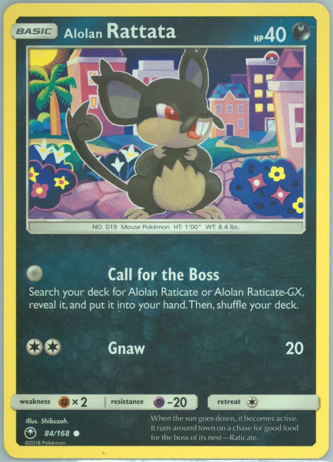 Alolan Rattata (84) 2018 Pokemon Sun & Moon Celestial Storm