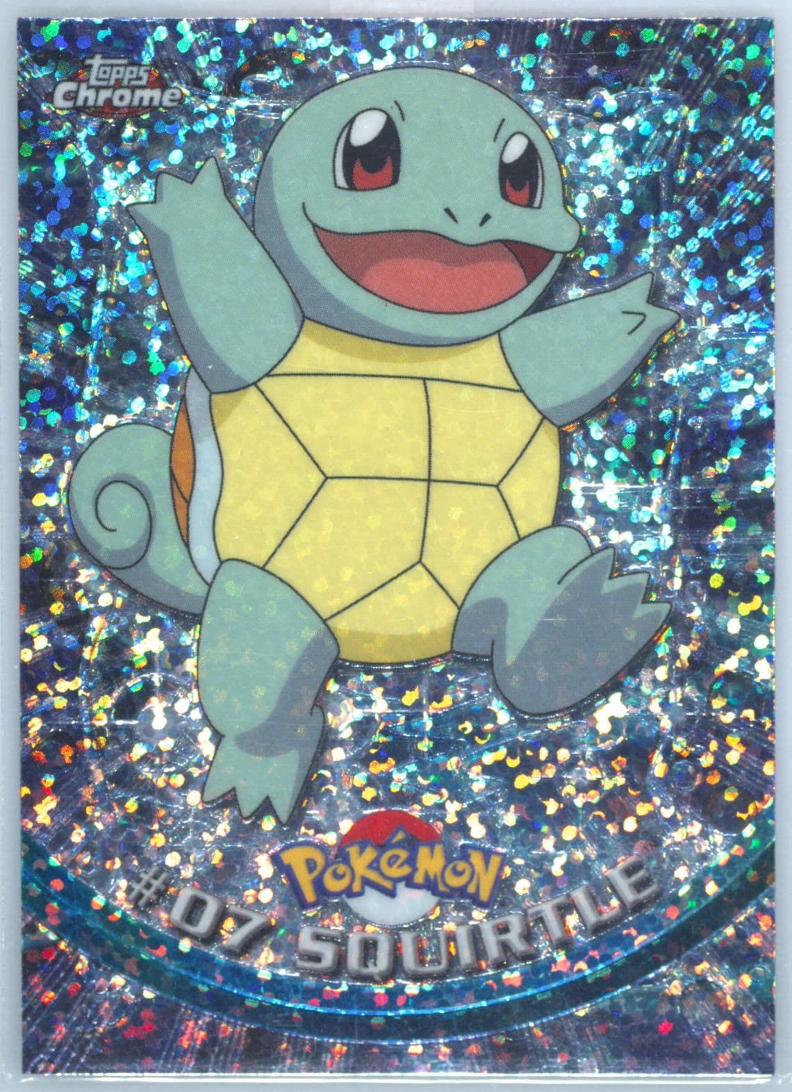 Squirtle Sparkle (7) 2000 Topps Chrome Pokemon T.V.