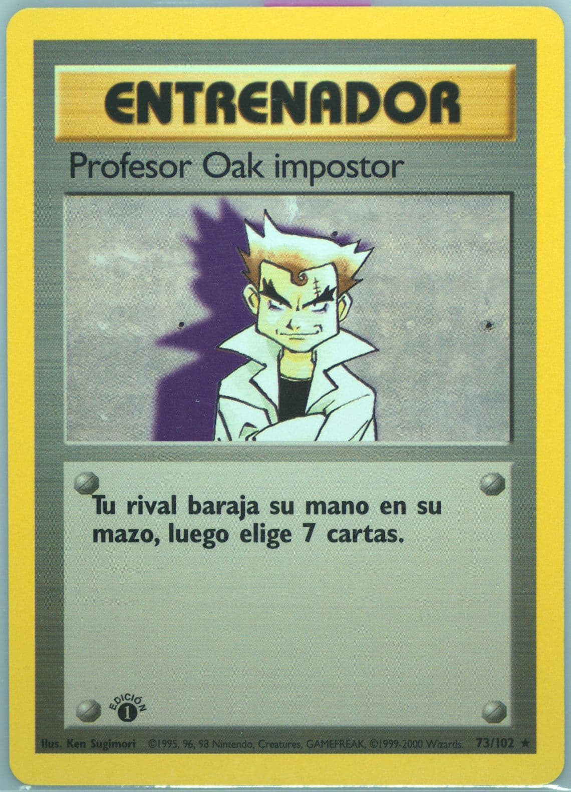 Professor Oak Imposter 1st Edition (73) 1999 Pokemon Spanish