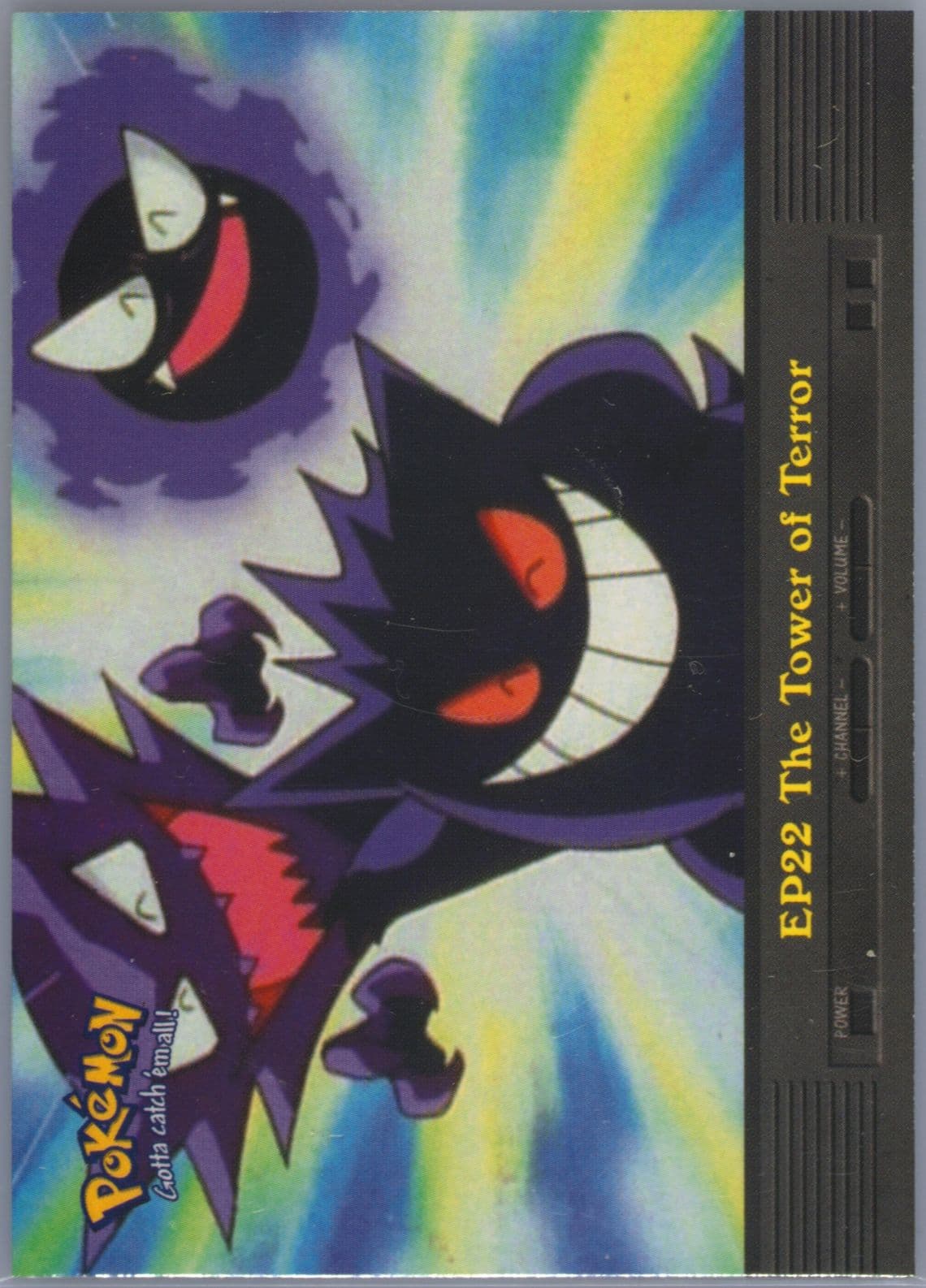 The Tower of Terror (EP22) 2000 Topps Pokemon TV Animation Series 2 Episode Cards