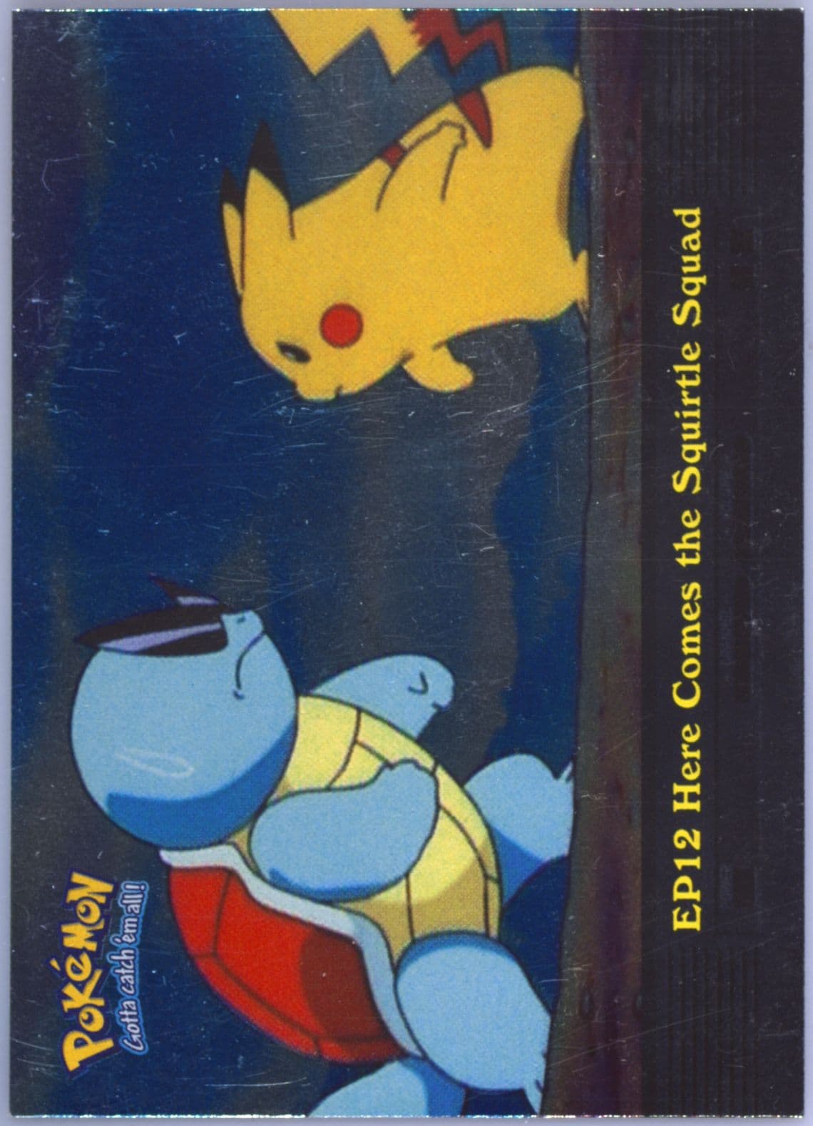 Here Comes the Squirtle Squad Foil (EP12) 2000 Topps Pokemon TV Animation Series 2 Episode Cards
