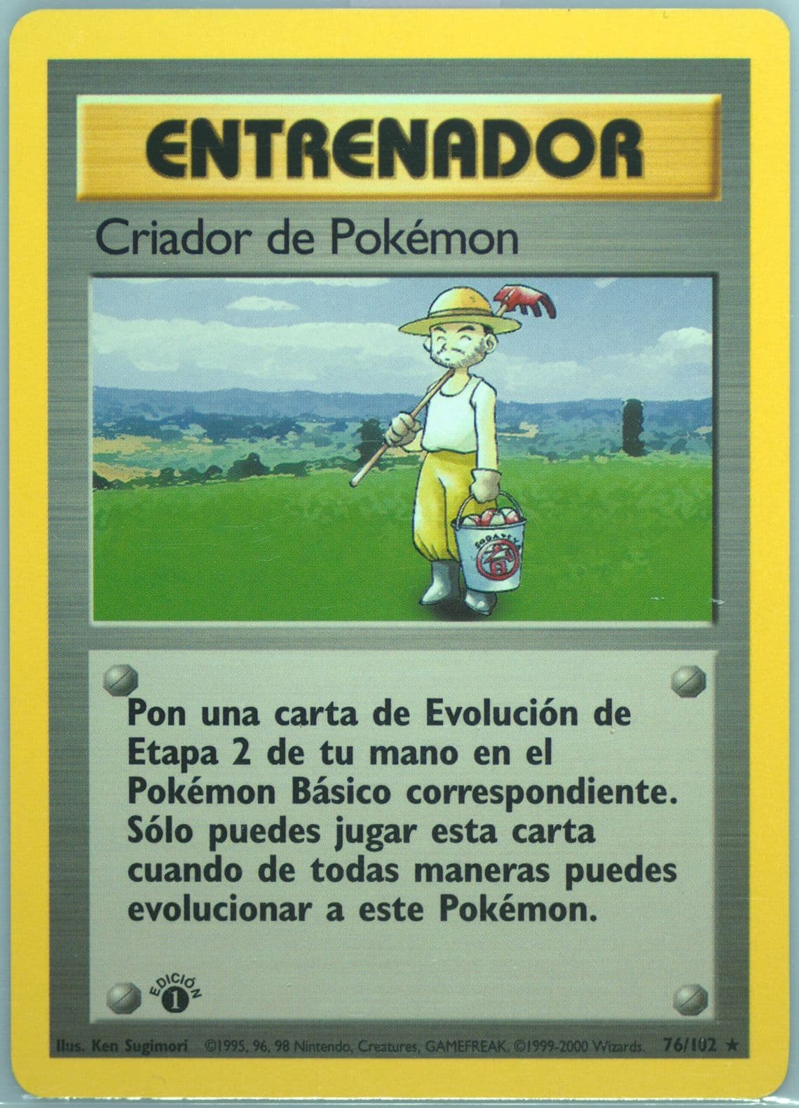 Criador de Pokemon 1st Edition (76) 1999 Pokemon Spanish