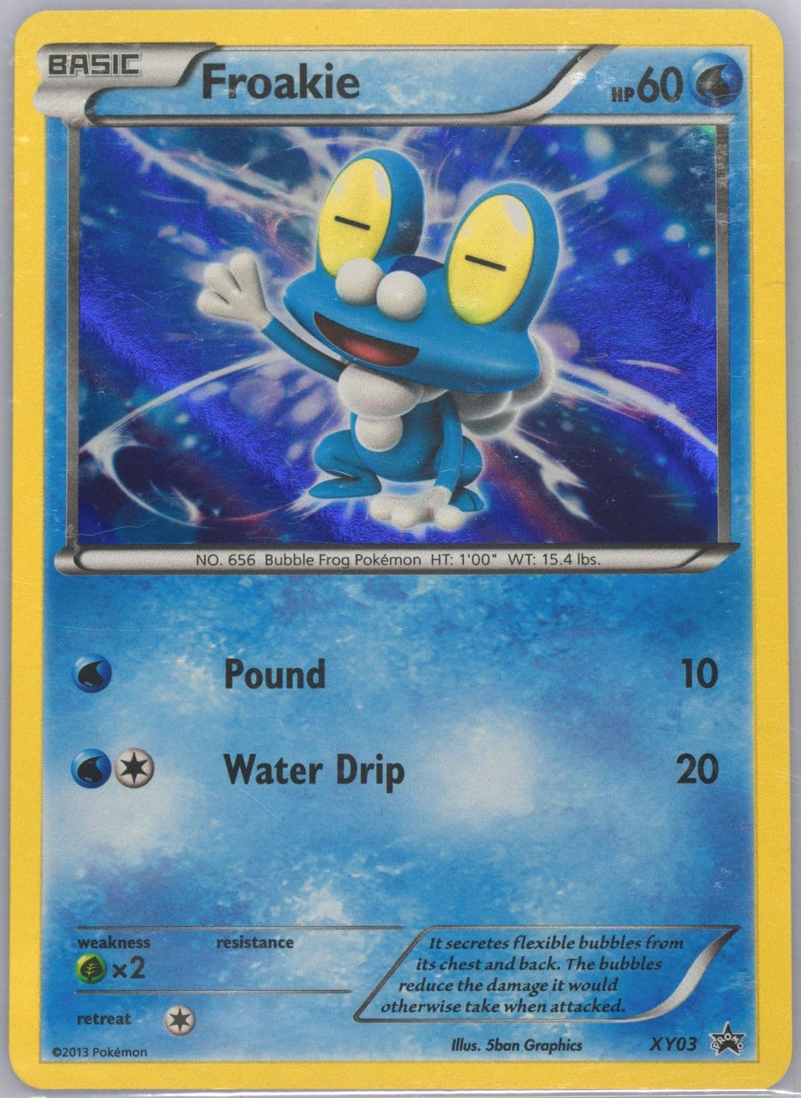 Froakie-Holo Froakie Box (XY03) 2013 Pokemon XY Black Star Promo
