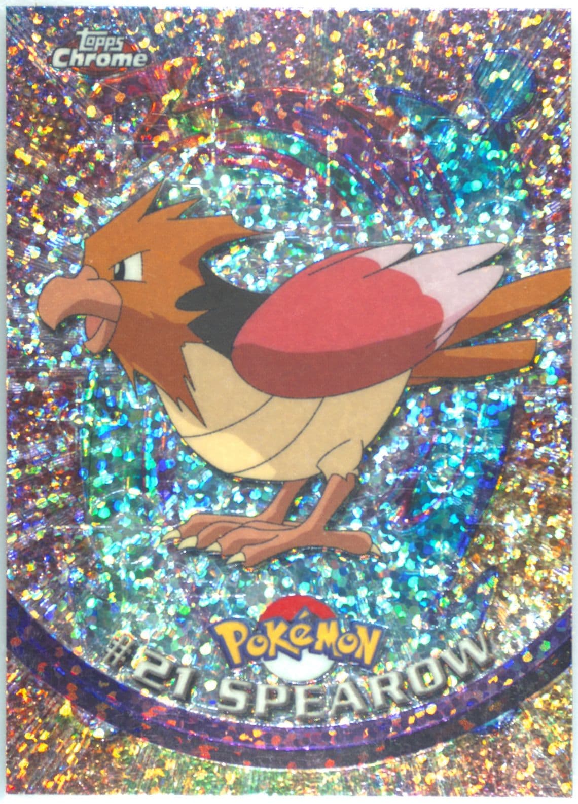 Spearow Sparkle (21) 2000 Topps Chrome Pokemon T.V.