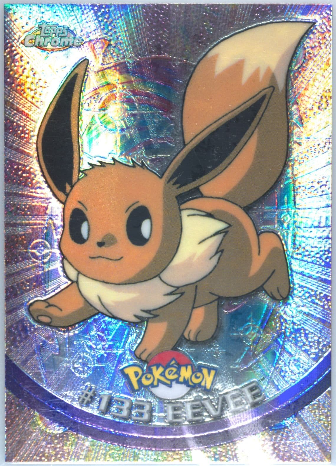 Eevee Spectra (133) 2000 Topps Chrome Pokemon T.V.