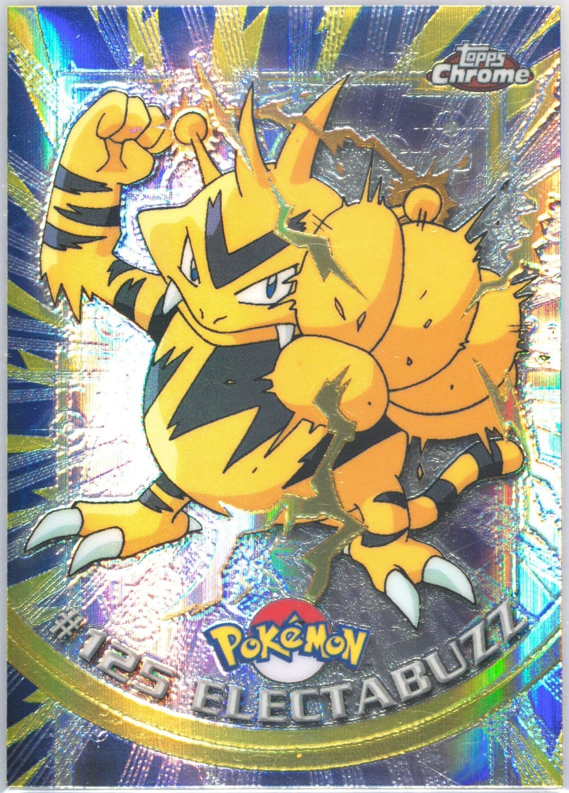Electabuzz Spectra (125) 2000 Topps Chrome Pokemon T.V.