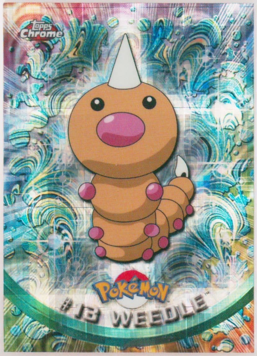 Weedle Tekno (13) 2000 Topps Chrome Pokemon T.V.
