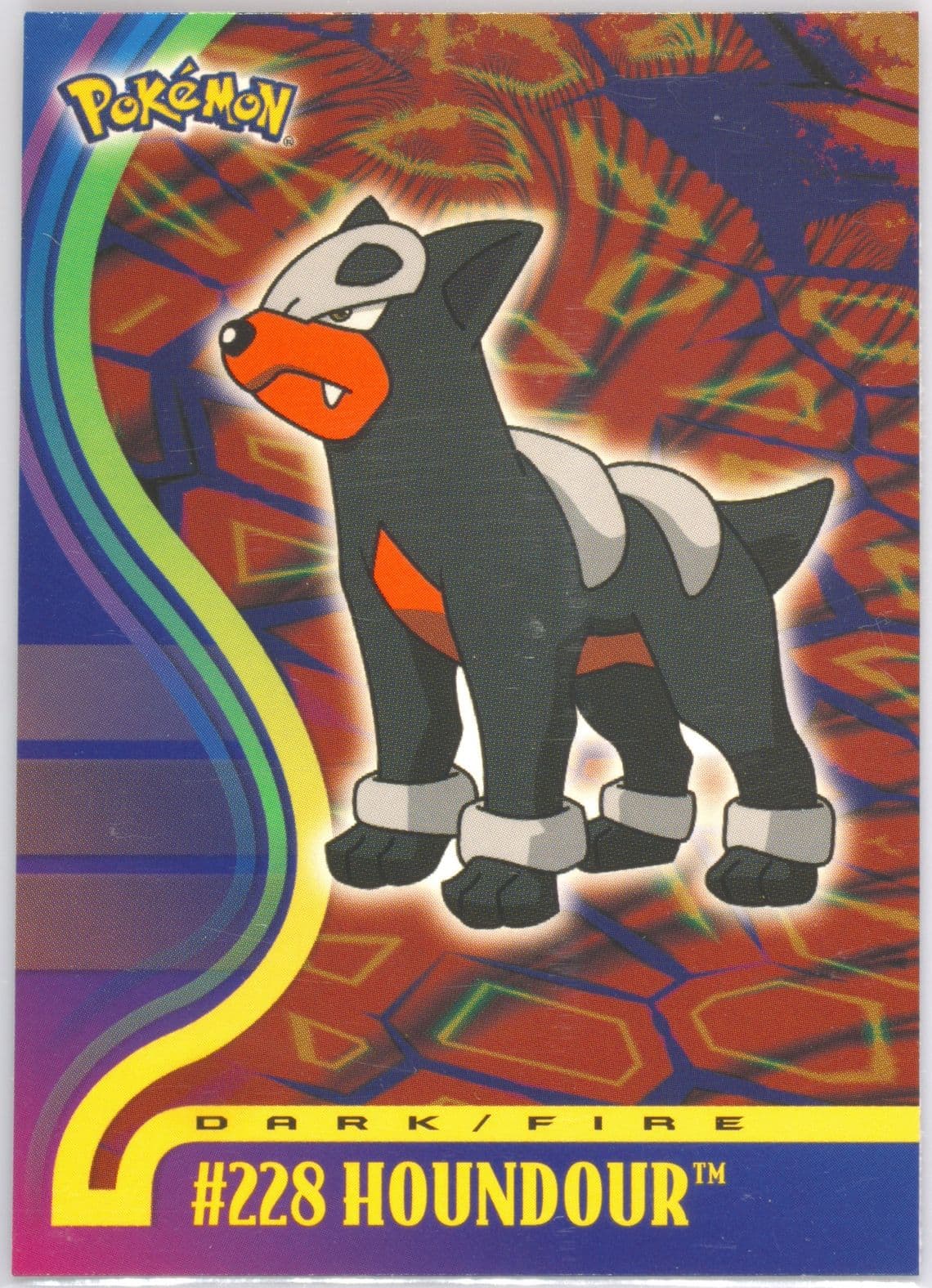 Houndour (228) 2001 Topps Pokemon Johto League Champions