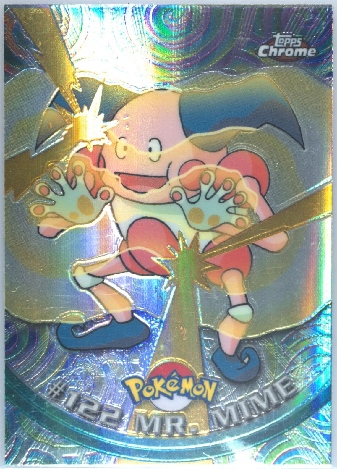 Mr. Mime Spectra (122) 2000 Topps Chrome Pokemon T.V.