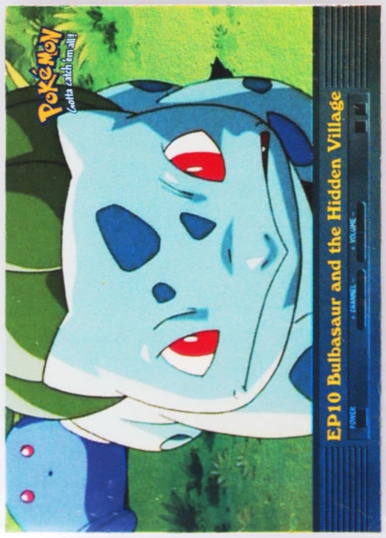 Bulbasaur and the Hidden Village Rainbow Foil (EP10) 2000 Topps Pokemon TV Animation Series 2 Episode Cards