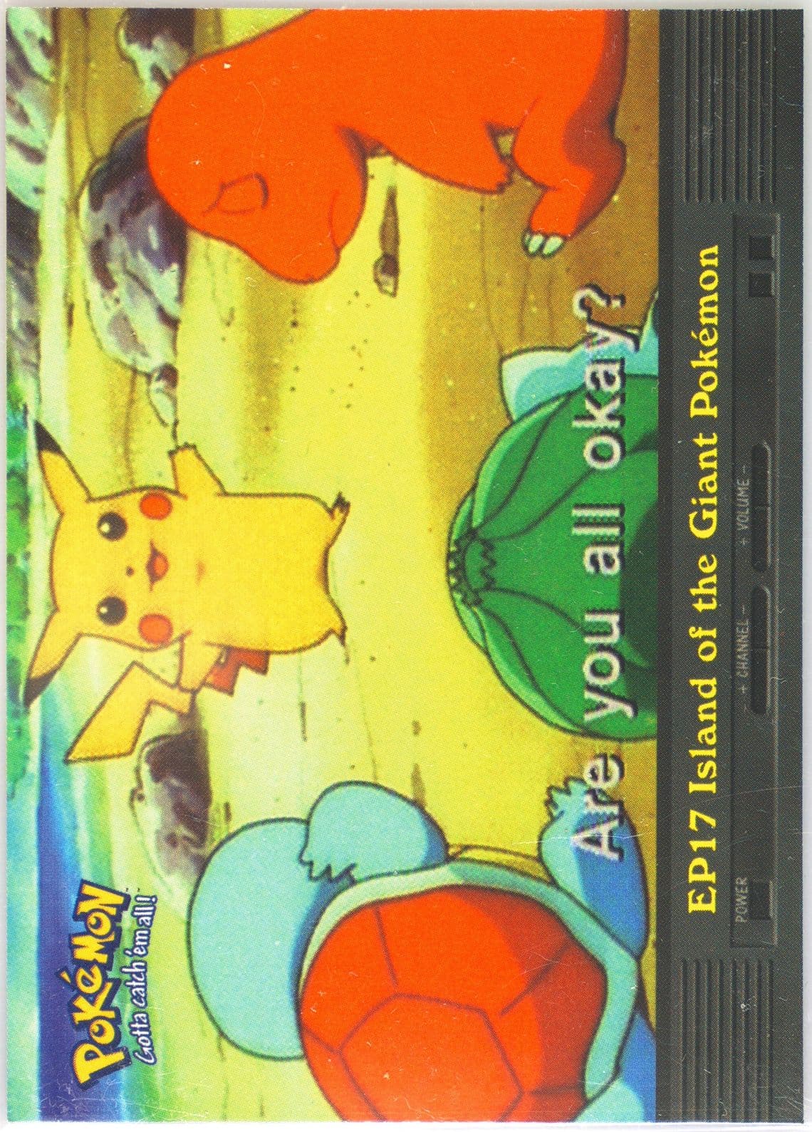 Island of the Giant Pokemon (EP17) 2000 Topps Pokemon TV Animation Series 2 Episode Cards