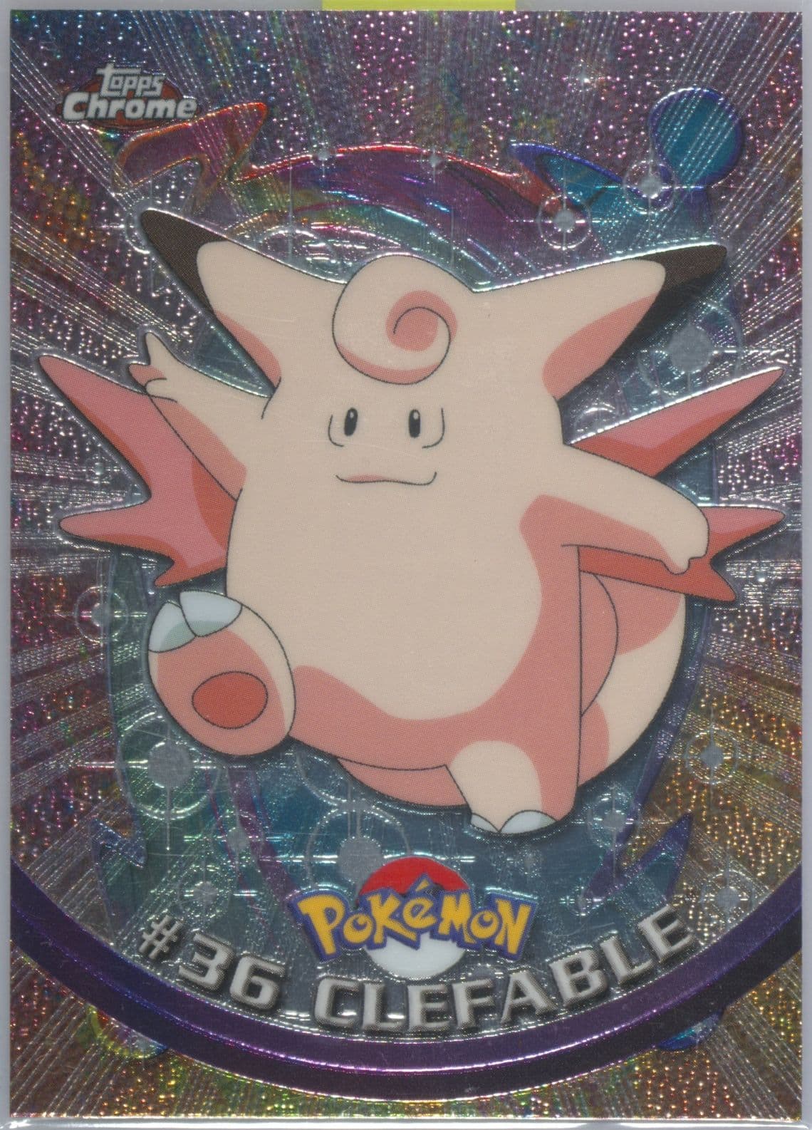 Clefable (36) 2000 Topps Chrome Pokemon T.V.