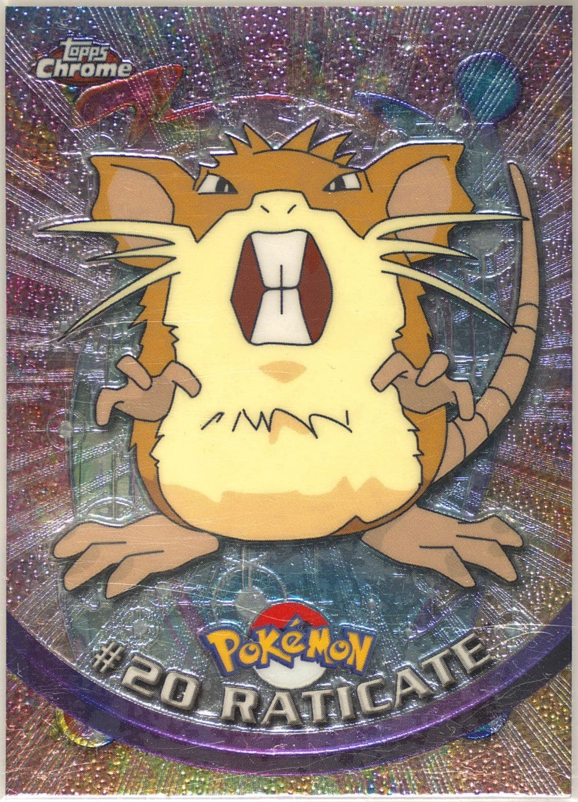 Raticate (20) 2000 Topps Chrome Pokemon T.V.