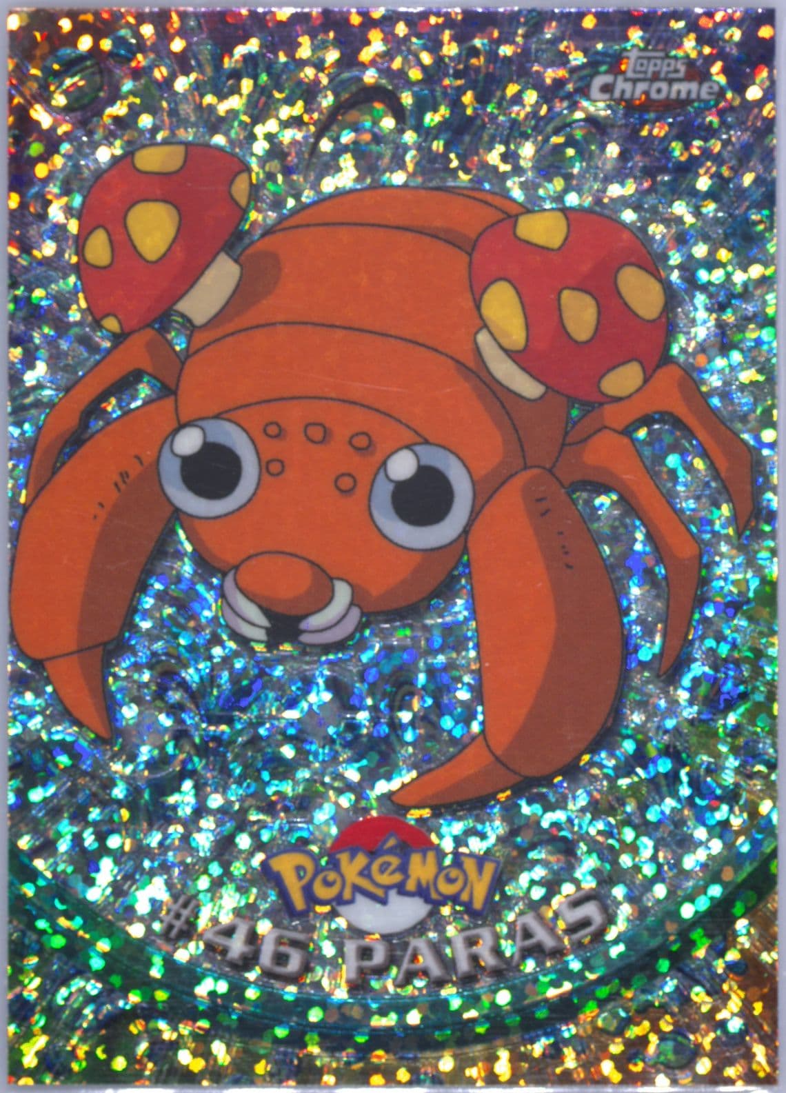 Paras Sparkle (46) 2000 Topps Chrome Pokemon T.V.