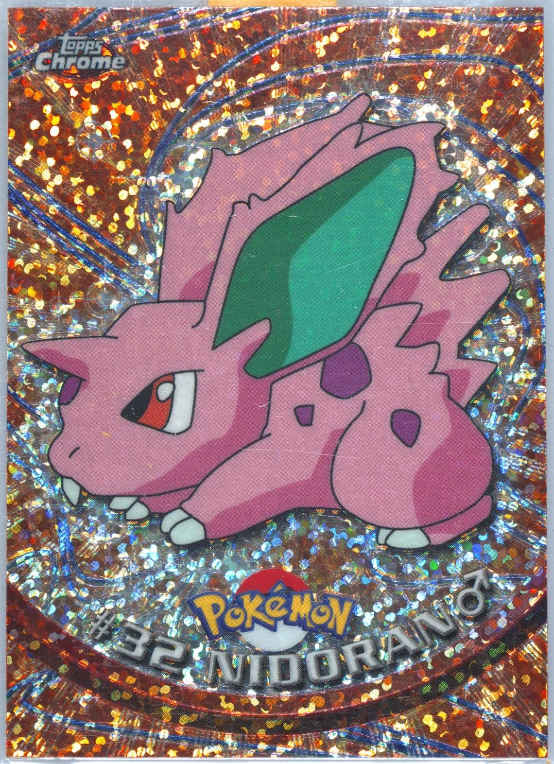 Nidoran Sparkle (32) 2000 Topps Chrome Pokemon T.V.
